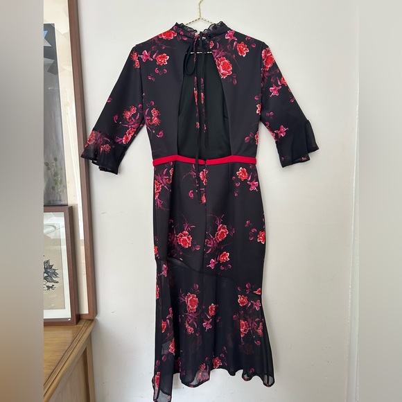 NWT - True Violet Floral Dress - Picture 2 of 4